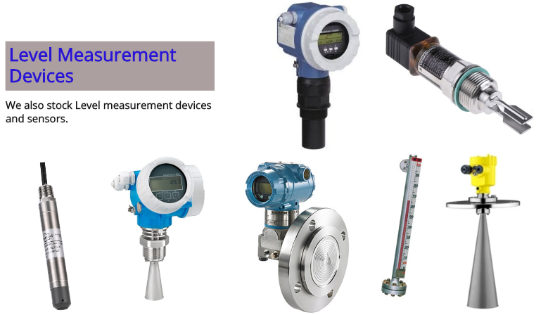 Level Measurement Devices and Sensors
